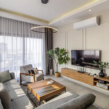 Luxury Two Bedroom Penthouse In Caesar & Spa, Long דירה Perivolia tou Trikomou
